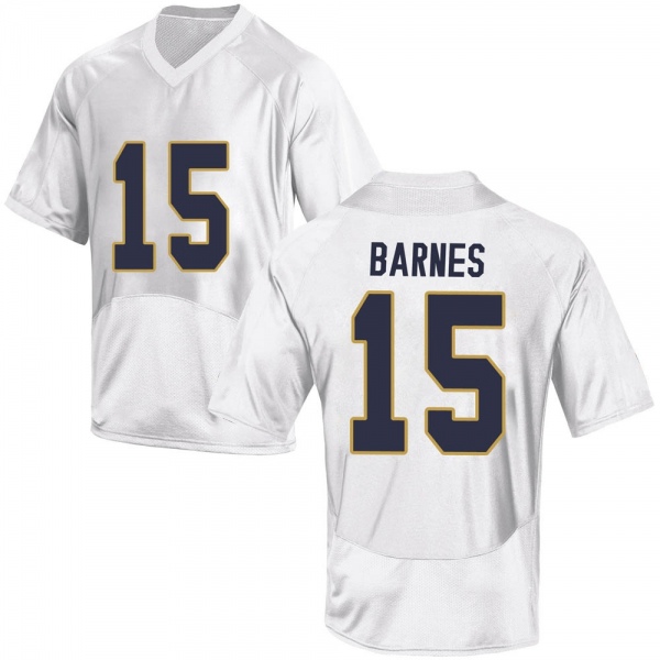 Ryan Barnes Notre Dame Fighting Irish NCAA Men's #15 White Replica College Stitched Football Jersey ZIV8655WY